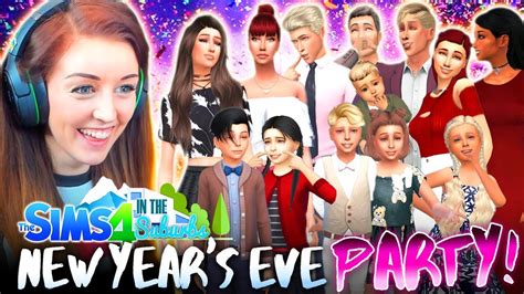 🎉new Year Eve Party🎉 The Sims 4 In The Suburbs 38 🏘 Youtube