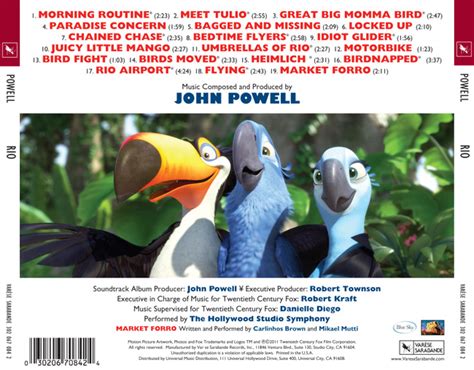 Rio Rio Soundtrack 2011 John Powell