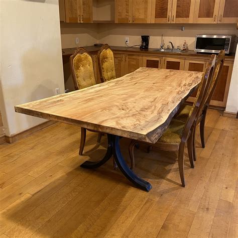 7 Foot Dining Tables Live Edge Wood And Epoxy Tables Lancaster Live Edge