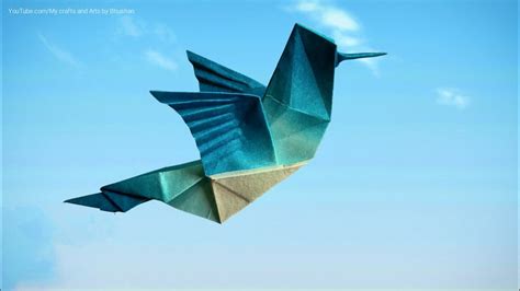 Tutorial How To Make An Origami Bird Easily DIY Paper Flying Bird