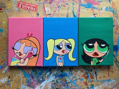 Powerpuff Girls Paintings Jascreates