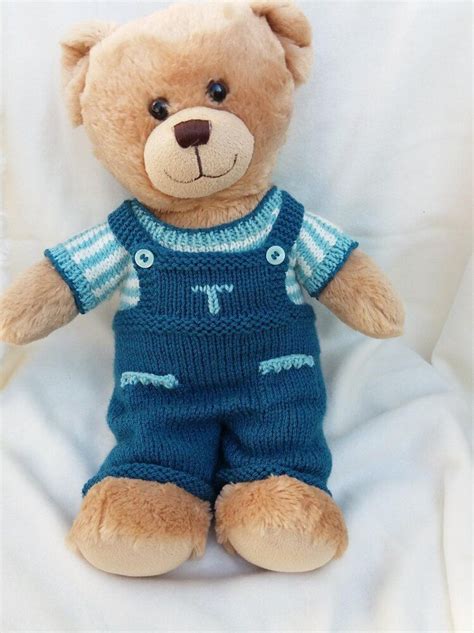 Teddy Bear Dungarees And Top Knitting Pattern By Linmaryknits Teddy