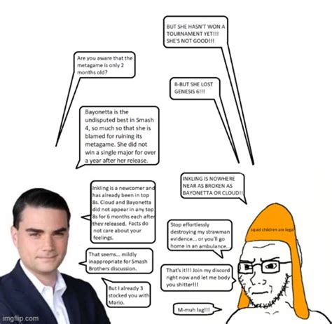 Ben Shapiro Destroys Smash Bros Player With Facts And Logic Imgflip