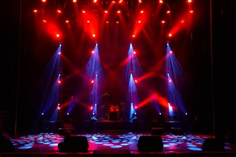 Premium Photo Concert Light Show Colorful Stage Lights Light Show