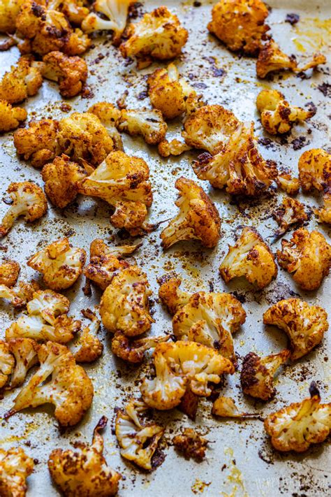 It is bursting with flavor, caramelized edges and the quickest side dish to every meal all made in one pan! Oven Roasted Cauliflower Recipe - Happy Foods Tube
