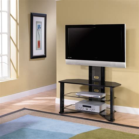 Z Line Madrid Flat Panel Tv Stand With Integrated Mount Piano Black