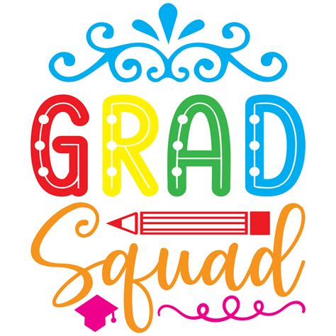 Grad Squad Design 14836635 Vector Art At Vecteezy