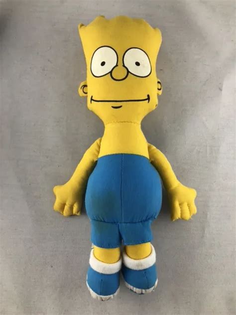 Vintage Bart Simpson 11” Plush Doll 1990 Matt Groening 20th Century Fox 4 99 Picclick