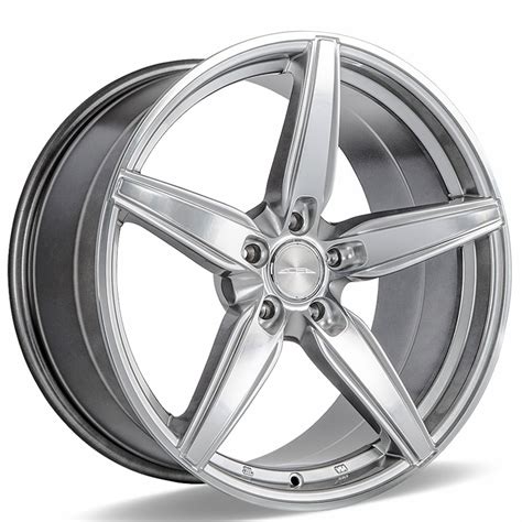 19 Ace Alloy Wheels C903 Couture Hyper Silver With Machined Face Rims