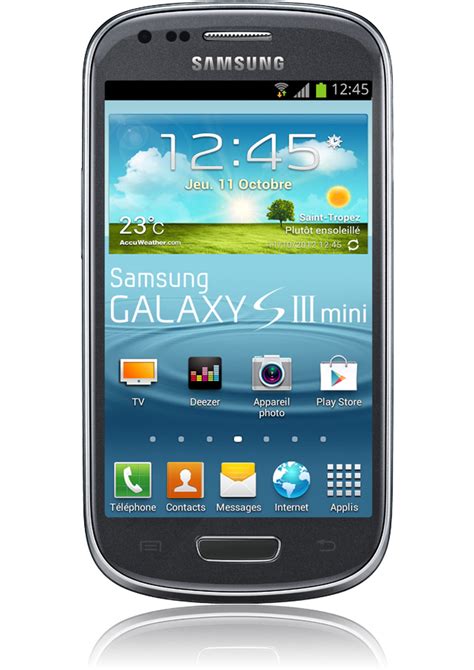 Samsung Galaxy S3 Mini Titanium Android 41 écran Amoled Orange Mobile
