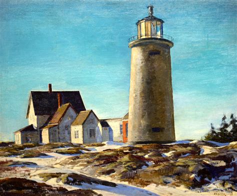 Monhegan Island Lighthouse 1938 Wiscasset Bay Gallery
