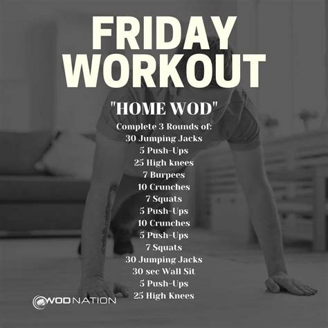Pin By Scott On Workouts Wod Workout Crossfit Workouts At Home
