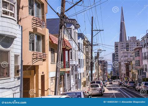 Hermosa Vista De Una De Calles De San Francisco Fondos Hermosos Del