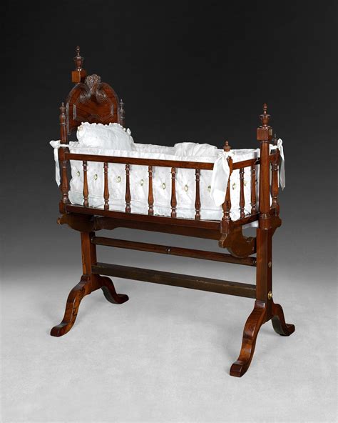 Regency Rosewood Crib On Stand W R Harvey Antique Dealer Luxury