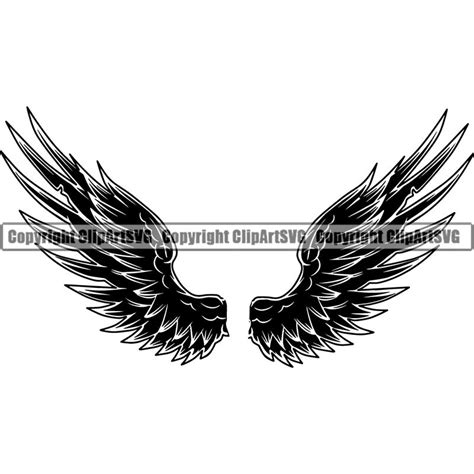 Download Design Element Angel Wings ClipArt SVG - ClipArt SVG