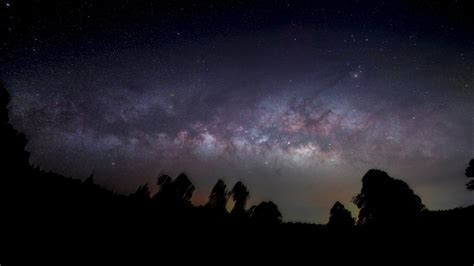 Die Milchstraße über Dem Teide Spektrum Der Wissenschaft