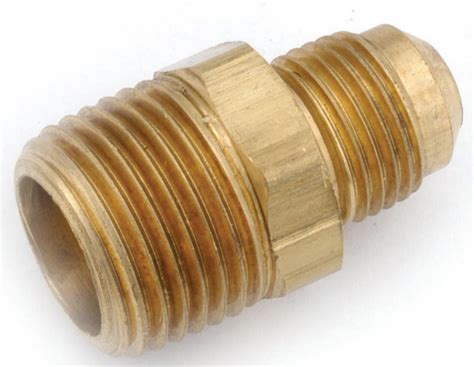754048 0608 Pipe Fitting Flare Connector Lead Free Brass 38 In