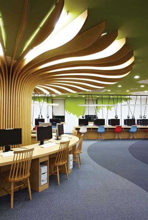 Nandalal sewa samithi library / anupama kundoo architects. Alice@Wonderland Multimedia Library. Mokwon University ...