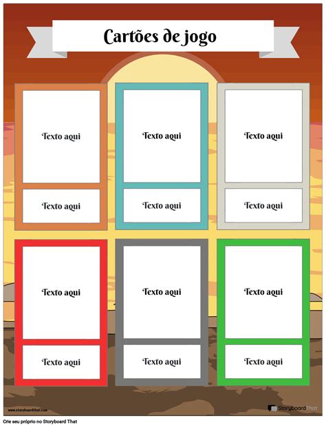 Cartão De Jogo 3 Storyboard Por Pt Examples