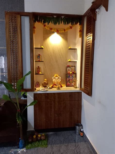 7 Effective And Stylish Small Pooja Room Designs In Apartments
