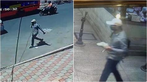 Watch Cctv Footage Shows Rameshwaram Cafe Blast Suspect Hours Before