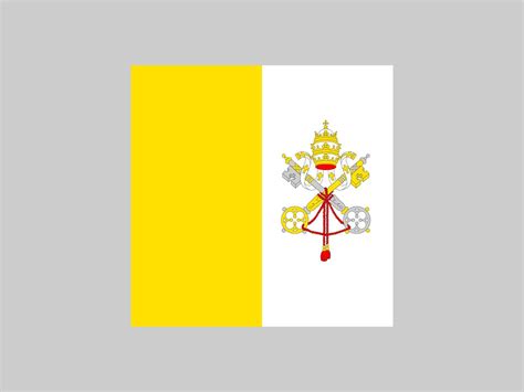 Bandera De La Ciudad Del Vaticano Colores Oficiales Y Proporción