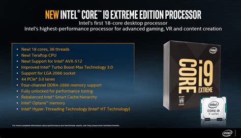 intel announces core i9 extreme edition most extreme desktop processor ever with 18 cores