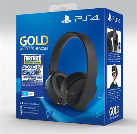 Ps4 Gold Wireless Headset Fortnite Ps4 Buy Now At Mighty Ape