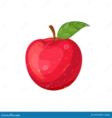 Apple Icon Cartoon Stock Illustration Illustration Of Health 141910295
