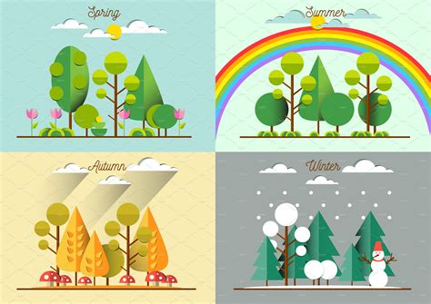 Landscapes At Different Seasons Creative Daddy
