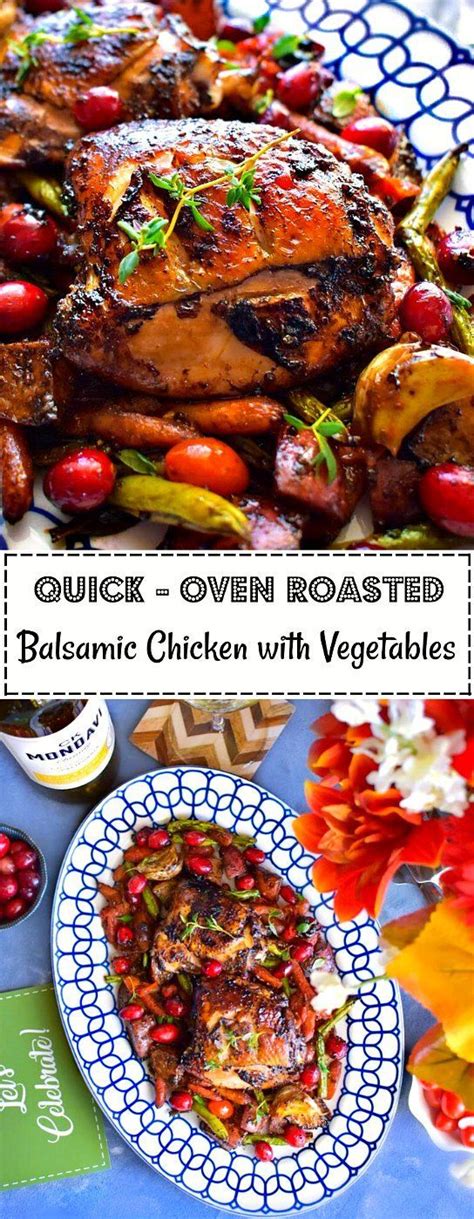 If you get all the elements exactly right, you can follow suit. Quick Oven Roasted Balsamic Chicken with Vegetables: #chicken #roasted #onepan #balsamic # ...