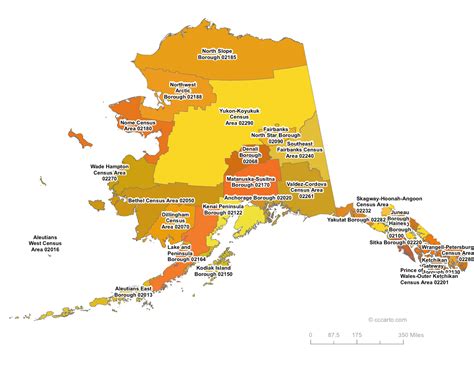 Alaska Zip Code Map