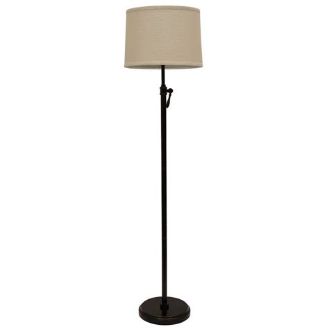Decor Therapy Simple Adjust 645 In Oil Rubbed Bronze Floor Lamp With