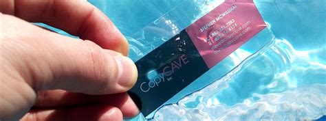 Get started with a custom design; Clear Plastic Business Cards | Transparent Business Card ...