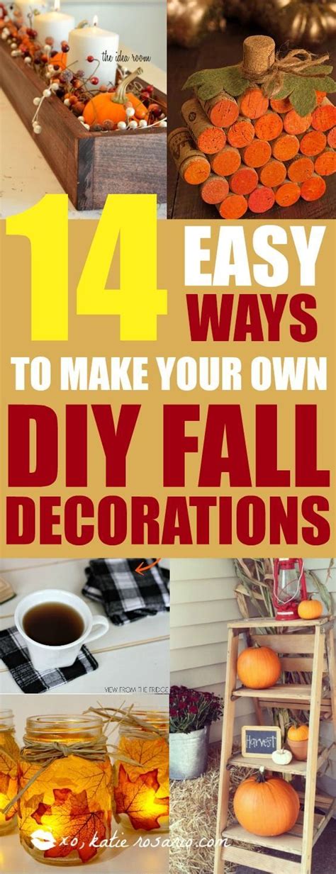 14 Diy Fall Decorations That Will Spice Up Your Home Xo Katie