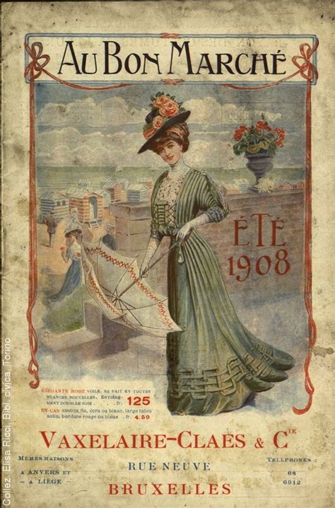 Au Bon Marche 1908 Catalogue Vintage Labels Vintage Ephemera Vintage