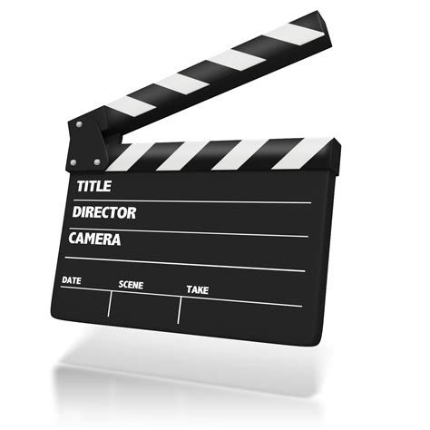 Clapperboard Animation Presentation Clapping Clip Art Movie Theatre