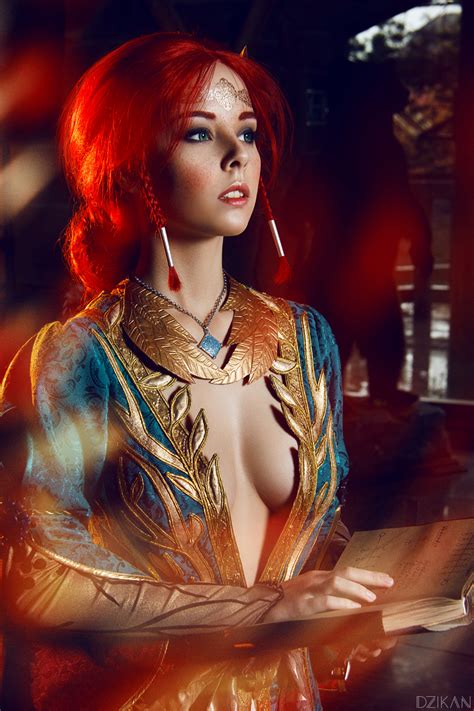 The Witcher Triss Merigold Cosplay By Disharmonica On Deviantart