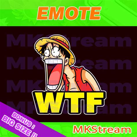 Artstation Twitch Emotes Luffy Shock Wtf Artworks
