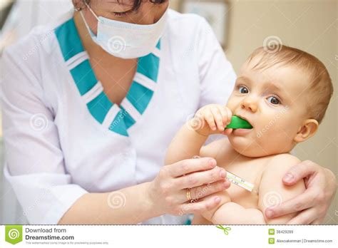 Baby Healthcare And Treatment Medical Symptoms Stock Image Image Of