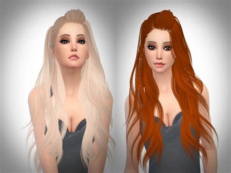 Sims 4 Hairs ~ The Sims Resource Skysims 262 Hair Retextured Hair