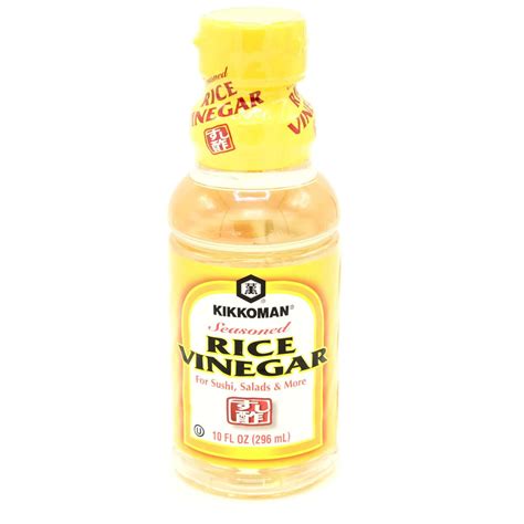 Kikkoman Seasoned Rice Vinegar 10 Fl Oz 296 Ml Well Come Asian Market