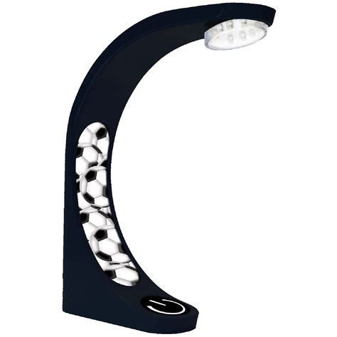 This lamp is actually a bathroom mirror turned into something else. Football Desk Lamp - Light - Bedside - Boys Bedroom - New