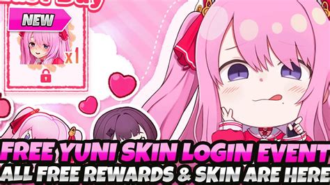 NEW FREE YUNI SKIN ALL FREE LOGIN EVENT REWARDS REVEALED SPRING