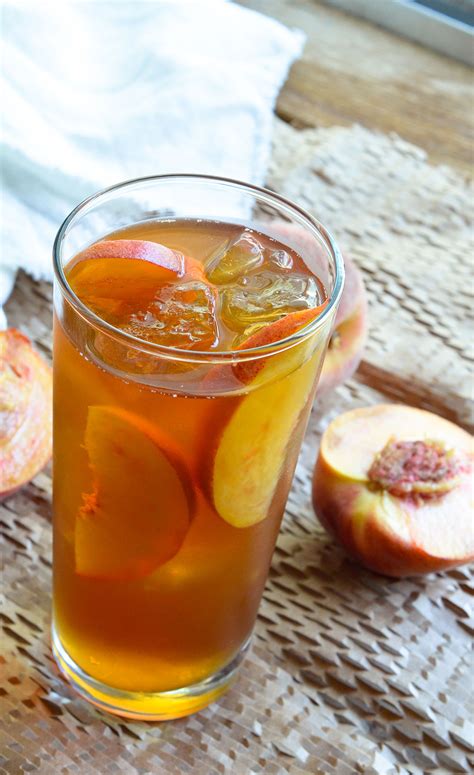 Peach Iced Tea Recipe Wonkywonderful