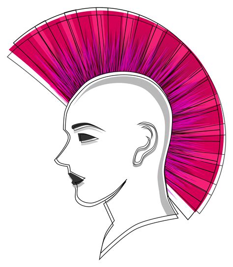 Mohawk Hair PNG, BIG IMAGE () (1518.2 Kb) Free PNG | HDPng