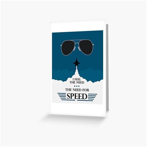 Top Gun Greeting Card For Sale By Katiejodesigns Redbubble