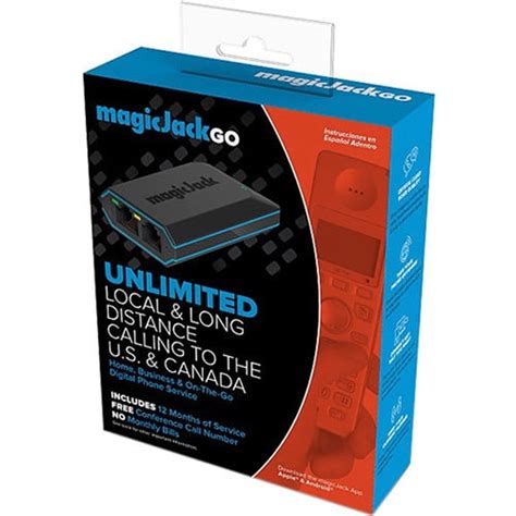 Magicjack Go Digital Phone Service Includes 12 Months Of Service