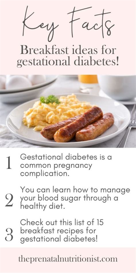 15 Breakfast Ideas For Gestational Diabetes The Prenatal Nutritionist