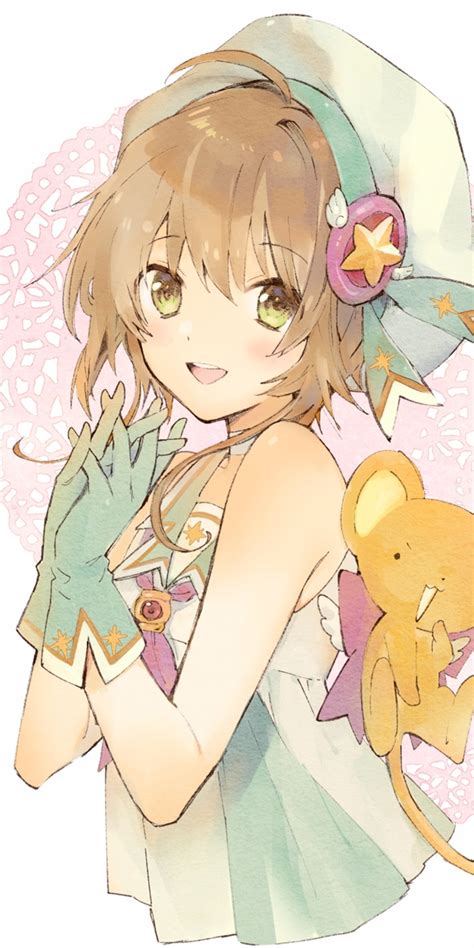 Download 1080x2160 Wallpaper Cute Artwork Sakura Kinomoto Anime Girl